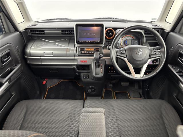 スペーシアギア ハイブリッドXZ ターボ 純正8型ナビ/フルセグTV 全方位カメラ ビルトインETC 前方ドラレコ レーダークルコン コーナーセンサー 衝突軽減ブレーキ レーンキープ 両側電動スライドドア シートヒーター ルーフレール LED(2枚目)