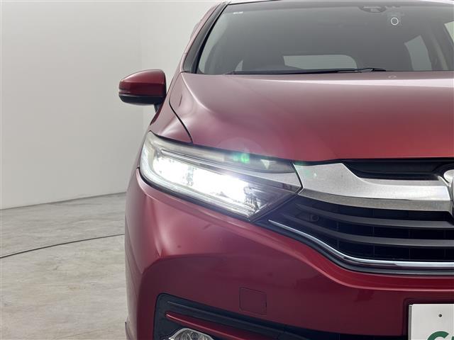 シャトル ハイブリッドX 社外エアロ 社外ナビ/フルセグTV バックカメラ ビルトインETC 前後ドライブレコーダー クルーズコントロール シティブレーキアクティブシステム パドルシフト ハーフレザーシート 無限17インチAW(17枚目)