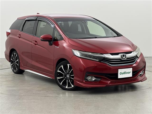 シャトル ハイブリッドX 社外エアロ 社外ナビ/フルセグTV バックカメラ ビルトインETC 前後ドライブレコーダー クルーズコントロール シティブレーキアクティブシステム パドルシフト ハーフレザーシート 無限17インチAW(41枚目)