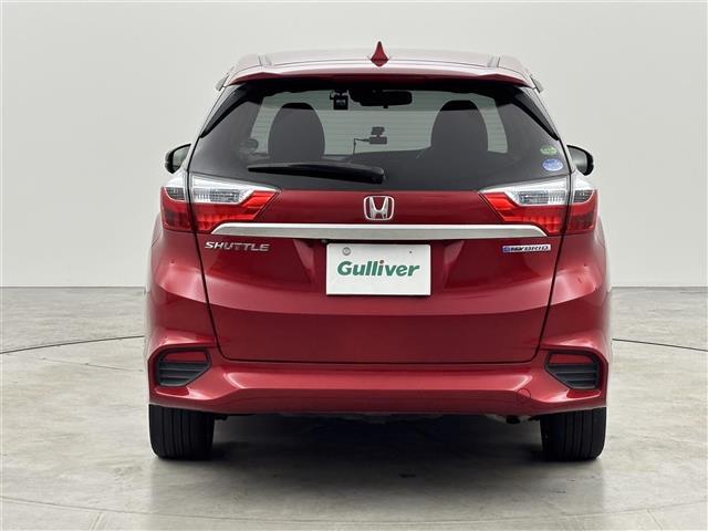 シャトル ハイブリッドX 社外エアロ 社外ナビ/フルセグTV バックカメラ ビルトインETC 前後ドライブレコーダー クルーズコントロール シティブレーキアクティブシステム パドルシフト ハーフレザーシート 無限17インチAW(43枚目)