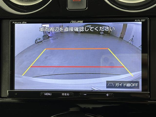 ノート ｅ－パワー　Ｘ　社外ナビ　バックカメラ　ＥＴＣ　前方ドライブレコーダー　エマージェンシーブレーキ　車線逸脱防止支援システム　横滑り防止装置　車両接近通報装置　プッシュスタート　電動格納式ドアミラー　純正フロアマット（5枚目）
