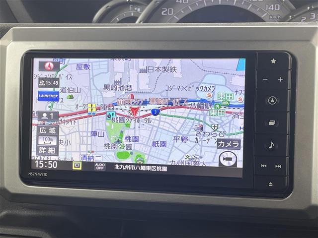 ウェイク ＧターボリミテッドＳＡＩＩＩ　純正ナビ／フルセグＴＶ　パノラマモニター　ナビ連動前方ドライブレコーダー　衝突軽減ブレーキ　横滑り防止装置　アイドリングストップ　両側電動スライドドア　プッシュスタート　純正１５インチＡＷ　ＬＥＤ（3枚目）