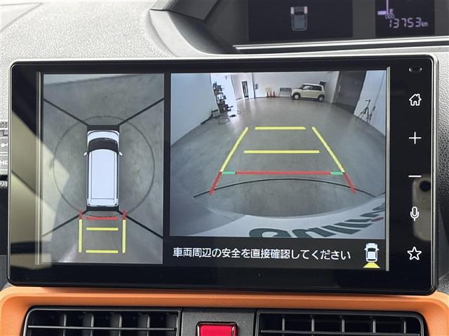 タント ファンクロスターボ　ワンオーナー　純正ディスプレイオーディオ　全方位カメラ　両側パワースライドドア　衝突軽減システム　コーナーセンサー　横滑り防止　レーンキープ　アイドリングストップ　シートヒーター　純正１５インチＡＷ（5枚目）