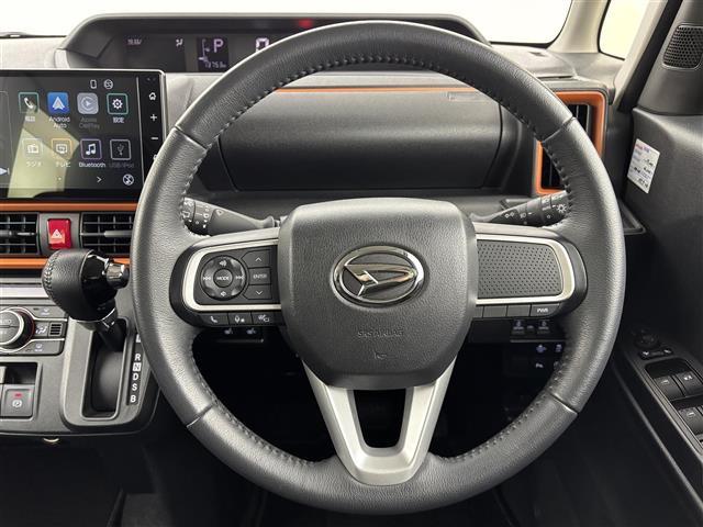 タント ファンクロスターボ　ワンオーナー　純正ディスプレイオーディオ　全方位カメラ　両側パワースライドドア　衝突軽減システム　コーナーセンサー　横滑り防止　レーンキープ　アイドリングストップ　シートヒーター　純正１５インチＡＷ（23枚目）