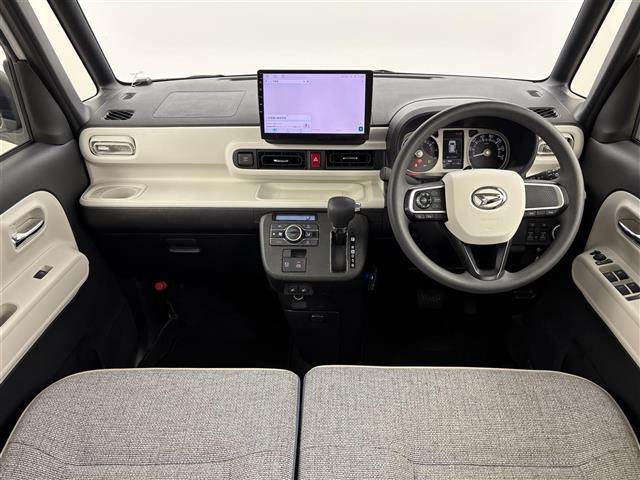 ムーヴキャンバス ストライプスＧ　社外ディスプレイオーディオ　バックカメラ　両側パワースライドドア　ワイヤレス充電　ＥＴＣ　ホッとカップホルダー　衝突軽減　レーンキープ　コーナーセンサー　アクセル踏み間違い防止　シートヒーター　ＬＥＤ（2枚目）