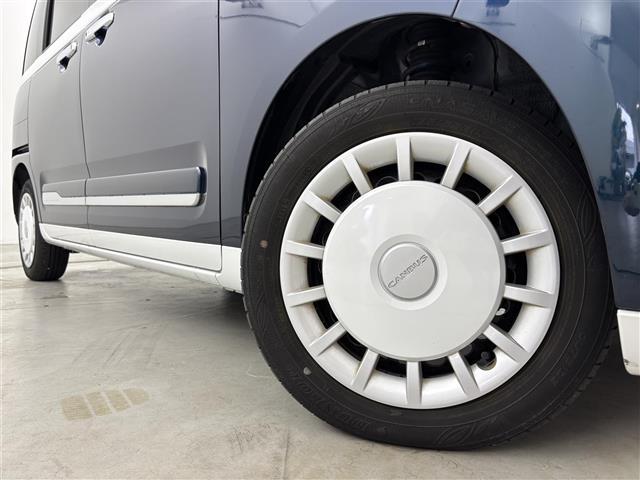 ムーヴキャンバス ストライプスＧ　社外ディスプレイオーディオ　バックカメラ　両側パワースライドドア　ワイヤレス充電　ＥＴＣ　ホッとカップホルダー　衝突軽減　レーンキープ　コーナーセンサー　アクセル踏み間違い防止　シートヒーター　ＬＥＤ（18枚目）