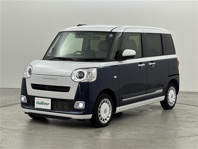 ムーヴキャンバス ストライプスＧ　社外ディスプレイオーディオ　バックカメラ　両側パワースライドドア　ワイヤレス充電　ＥＴＣ　ホッとカップホルダー　衝突軽減　レーンキープ　コーナーセンサー　アクセル踏み間違い防止　シートヒーター　ＬＥＤ（19枚目）