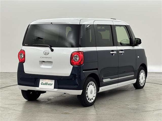 ムーヴキャンバス ストライプスＧ　社外ディスプレイオーディオ　バックカメラ　両側パワースライドドア　ワイヤレス充電　ＥＴＣ　ホッとカップホルダー　衝突軽減　レーンキープ　コーナーセンサー　アクセル踏み間違い防止　シートヒーター　ＬＥＤ（38枚目）