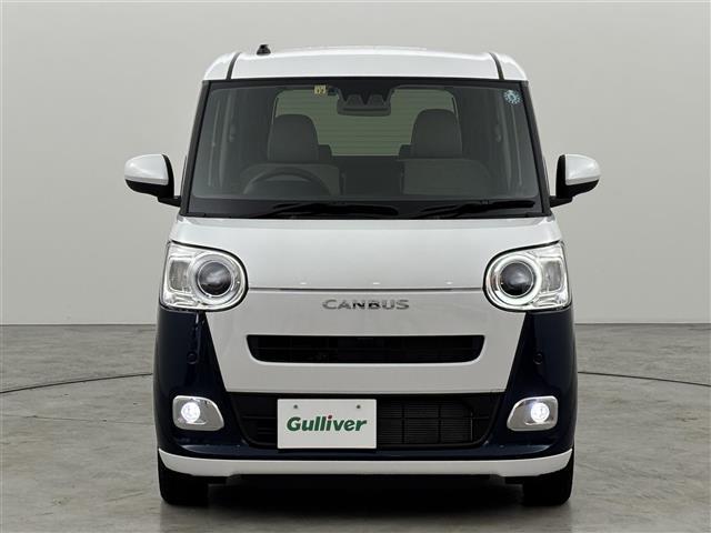 ムーヴキャンバス ストライプスＧ　社外ディスプレイオーディオ　バックカメラ　両側パワースライドドア　ワイヤレス充電　ＥＴＣ　ホッとカップホルダー　衝突軽減　レーンキープ　コーナーセンサー　アクセル踏み間違い防止　シートヒーター　ＬＥＤ（42枚目）