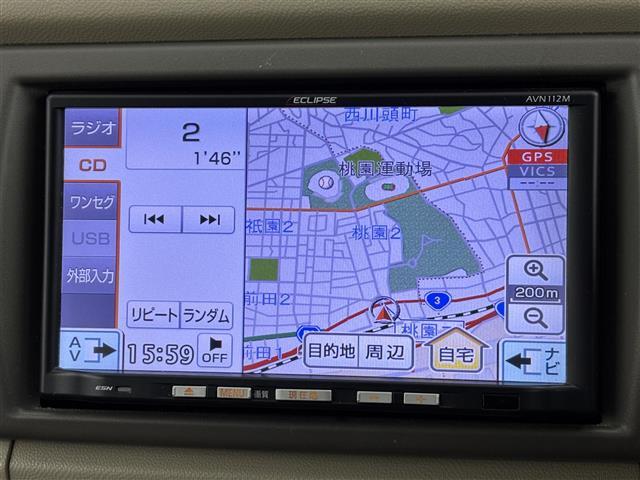 アルト F 社外ナビ/ワンセグTV/CD バックカメラ ETC リモコンキー フォグランプ 社外フロアマット ドアバイザー マニュアルエアコン ABS パワーステアリング パワーウィンドウ(3枚目)