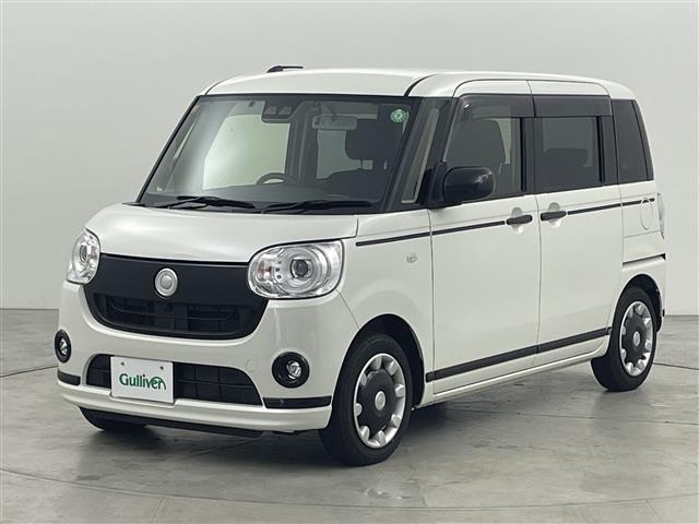 ムーヴキャンバス Ｇブラックアクセントリミテッド　ＳＡＩＩＩ　純正ナビ／フルセグＴＶ　パノラマモニター　ＥＴＣ　ナビ連動前方ドライブレコーダー　コーナーセンサー　衝突軽減ブレーキ　アイドリングストップ　両側電動スライドドア　プッシュスタート　スペアキー　ＬＥＤ（19枚目）