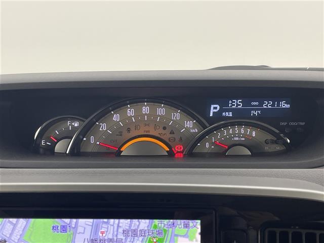 ムーヴキャンバス Ｇブラックアクセントリミテッド　ＳＡＩＩＩ　純正ナビ／フルセグＴＶ　パノラマモニター　ＥＴＣ　ナビ連動前方ドライブレコーダー　コーナーセンサー　衝突軽減ブレーキ　アイドリングストップ　両側電動スライドドア　プッシュスタート　スペアキー　ＬＥＤ（22枚目）