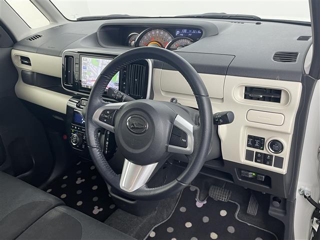 ムーヴキャンバス Ｇブラックアクセントリミテッド　ＳＡＩＩＩ　純正ナビ／フルセグＴＶ　パノラマモニター　ＥＴＣ　ナビ連動前方ドライブレコーダー　コーナーセンサー　衝突軽減ブレーキ　アイドリングストップ　両側電動スライドドア　プッシュスタート　スペアキー　ＬＥＤ（23枚目）