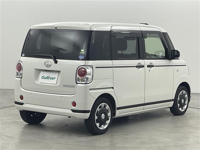 ムーヴキャンバス Ｇブラックアクセントリミテッド　ＳＡＩＩＩ　純正ナビ／フルセグＴＶ　パノラマモニター　ＥＴＣ　ナビ連動前方ドライブレコーダー　コーナーセンサー　衝突軽減ブレーキ　アイドリングストップ　両側電動スライドドア　プッシュスタート　スペアキー　ＬＥＤ（40枚目）