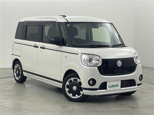 ムーヴキャンバス Ｇブラックアクセントリミテッド　ＳＡＩＩＩ　純正ナビ／フルセグＴＶ　パノラマモニター　ＥＴＣ　ナビ連動前方ドライブレコーダー　コーナーセンサー　衝突軽減ブレーキ　アイドリングストップ　両側電動スライドドア　プッシュスタート　スペアキー　ＬＥＤ（41枚目）