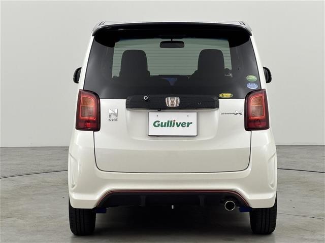 Ｎ－ＯＮＥ モデューロＸ　ワンオーナー　社外ナビ／フルセグＴＶ　ＥＴＣ　クルーズコントロール　パドルシフト　横滑り防止装置　プッシュスタート　電動格納式ドアミラー　ハーフレザーシート　社外フロントスポイラー　社外１５インチＡＷ（43枚目）