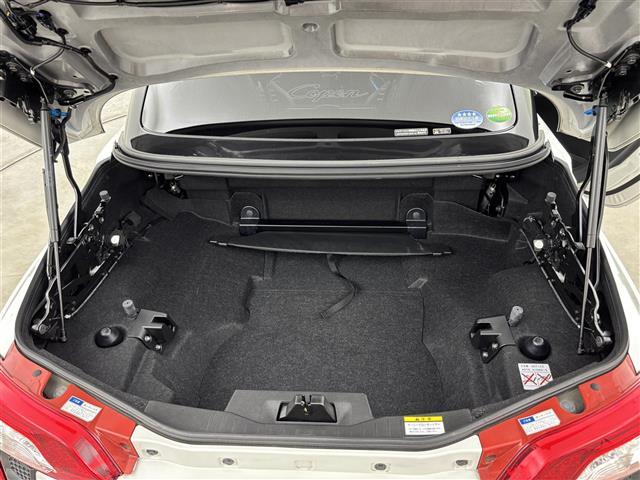 コペン ローブ 社外ディスプレイオーディオ バックカメラ カーボンリアウィング ロッソモデロツインマフラー デジタルルームミラー ETC 前後ドラレコ アイドリングストップ シートヒーター 社外16インチAW LED(16枚目)