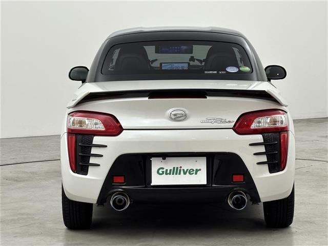 コペン ローブ 社外ディスプレイオーディオ バックカメラ カーボンリアウィング ロッソモデロツインマフラー デジタルルームミラー ETC 前後ドラレコ アイドリングストップ シートヒーター 社外16インチAW LED(43枚目)