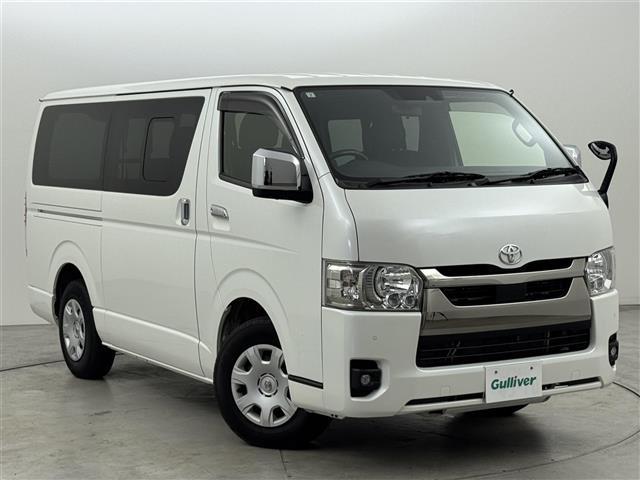 ハイエースバン スーパーGL ダーク プライムII 社外ナビ/フルセグTV 全方位カメラ ETC 衝突軽減ブレーキ レーンキープ アクセル踏み間違い防止 コーナーセンサー プッシュスタート 電動格納式ドアミラー 両側イージークローザードア LEDライト(39枚目)