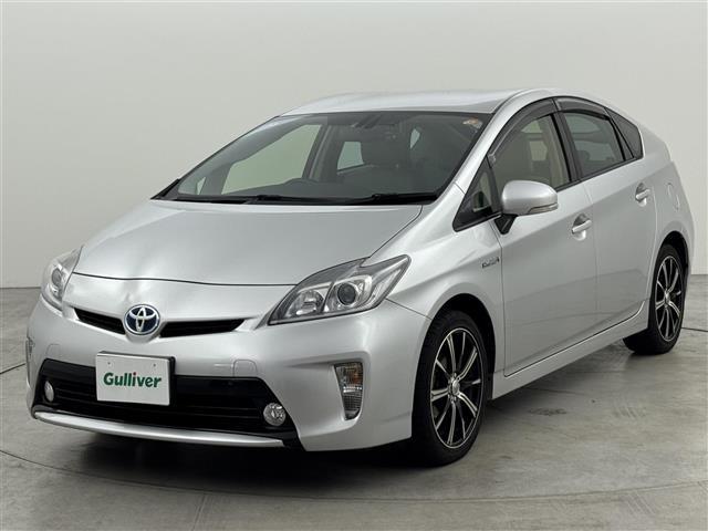 プリウス G 純正ナビ バックカメラ ビルトインETC 前後ドライブレコーダー クルーズコントロール ステアリングスイッチ プッシュスタート 電動格納式ドアミラー ハーフレザー パワーシート 純正17インチAW(19枚目)