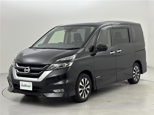 セレナ ハイウェイスター VセレクションII 純正9型ナビ/フルセグTV アラウンドビューモニター ドライブレコーダー クルーズコントロール コーナーセンサー エマージェンシーブレーキ パーキングアシスト 両側電動スライドドア 純正16インチAW(19枚目)