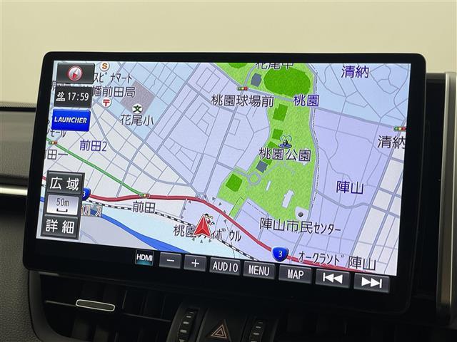 ＲＡＶ４ Ｇ　Ｚパッケージ　社外１０インチフローティングＳＤナビ　バックカメラ　レーダークルーズ　プリクラッシュセーフティ　ＴＲＤエアロ　パノラマルーフ　デジタルインナーミラー　クリアランスソナー　ドラレコ　ＥＴＣ　シートヒータ（3枚目）