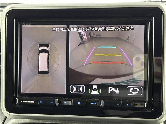 スペーシアギア ハイブリッドＸＺ　社外ナビ　全方位　両側パワースライドドア　３６０度ドラレコ　レーダークルコン　衝突軽減　レーンキープ　コーナーセンサー　横滑り防止　アクセル踏み間違い　シートヒーター　ＨＵＤ　アイドリング　純正ＡＷ（5枚目）