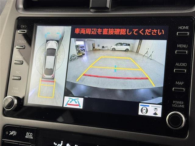 プリウス Aツーリングセレクション・ブラックエディション TRDエアロ 純正ディスプレイオーディオ ナビキット フルセグ 全方位カメラ パワーシート シートヒーター AC100Vコンセント パーキングアシスト HUD 衝突軽減 LDA ソナー BSM ETC(5枚目)