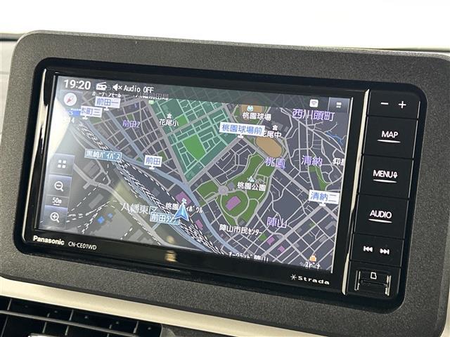 ムーヴキャンバス ストライプスＧ　社外７型ナビ（ＢＴ　フルセグ）　全方位カメラ　両側パワースライドドア　衝突被害軽減ブレーキ　コーナーセンサー　クルーズコントロール　オートライト　ＬＥＤヘッドライト　シートヒーター　オートホールド（25枚目）