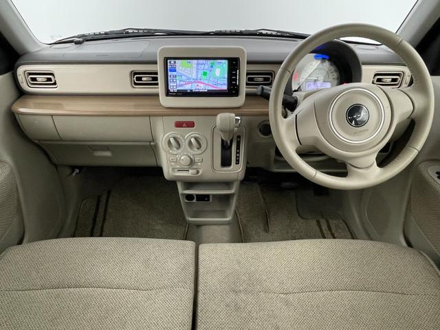 アルトラパン Ｓ　社外ナビ／フルセグＴＶ　ＥＴＣ　前方ドライブレコーダー　衝突軽減ブレーキ　横滑り防止装置　アイドリングストップ　シートヒーター　プッシュスタート／スマートキー　電動格納式ドアミラー　純正フロアマット（2枚目）