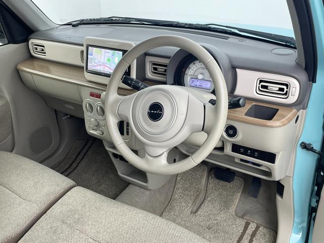 アルトラパン Ｓ　社外ナビ／フルセグＴＶ　ＥＴＣ　前方ドライブレコーダー　衝突軽減ブレーキ　横滑り防止装置　アイドリングストップ　シートヒーター　プッシュスタート／スマートキー　電動格納式ドアミラー　純正フロアマット（22枚目）