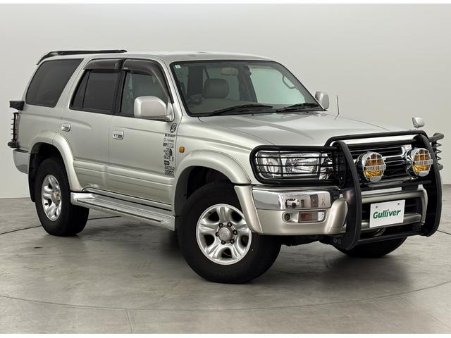 ハイラックスサーフ ＳＳＲ－Ｇ　社外ナビ　ＭＯＭＯステアリング　４ＷＤ　ＥＴＣ　ドラレコ　レーダー探知機　ＡＣ１００Ｖ　ＴＶキャンセラー　ルーフレール　背面タイヤ　牽引フック　ＩＰＦヘッドライト　フォグランプ　純正アルミホイール（39枚目）