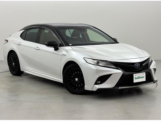 カムリ WS ワンオーナー パノラマムーンルーフ 純正ナビ/フルセグTV バックカメラ ETC2.0 前方ドラレコ トヨタセーフティセンス アクセル踏み間違い防止 パドルシフト ハーフレザー 社外17インチAW(41枚目)