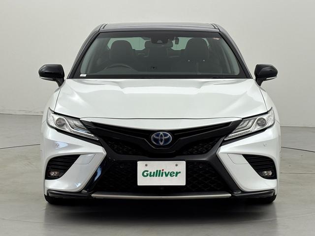 カムリ WS ワンオーナー パノラマムーンルーフ 純正ナビ/フルセグTV バックカメラ ETC2.0 前方ドラレコ トヨタセーフティセンス アクセル踏み間違い防止 パドルシフト ハーフレザー 社外17インチAW(42枚目)