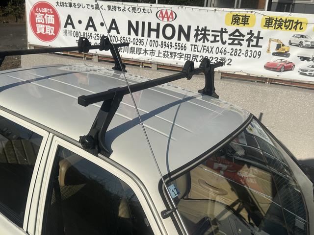 スターレットバン XL KP61/4K&ワンキャブ/4速マニュアル/Momoウッドハンドル/ルーフキャリア/エアコン/整備手帳/5ドア(32枚目)