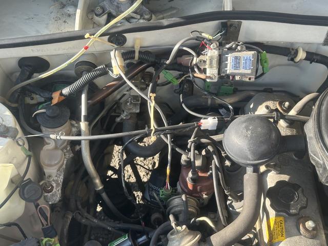 スターレットバン XL KP61/4K&ワンキャブ/4速マニュアル/Momoウッドハンドル/ルーフキャリア/エアコン/整備手帳/5ドア(49枚目)