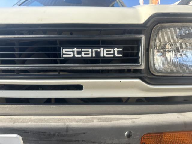 スターレットバン XL KP61/4K&ワンキャブ/4速マニュアル/Momoウッドハンドル/ルーフキャリア/エアコン/整備手帳/5ドア(63枚目)