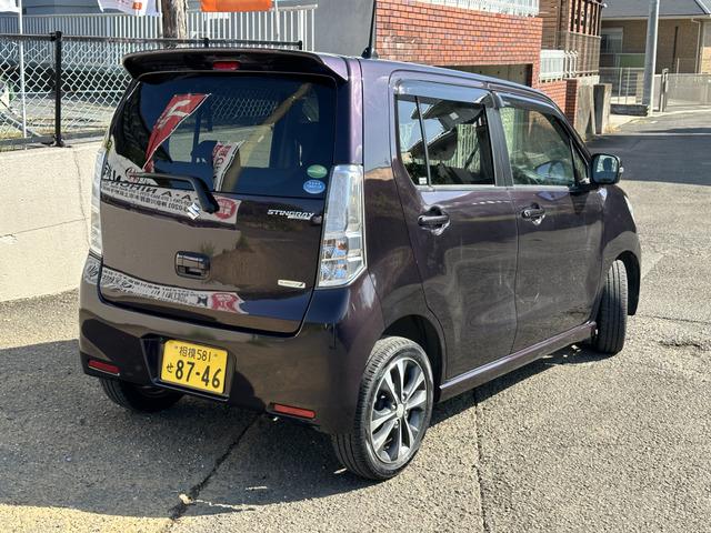 ワゴンＲスティングレー Ｔ　■ターボ■プッシュスタート■ドラレコ■Ｂカメラ■ナビ■ＤＴＶ■マニュアルモード付■ＥＴＣ■記録簿■取扱説明書■社外ＡＷ■ステアリングスイッチ■ＵＳＢ■アイドリングストップ■フォグランプ（4枚目）