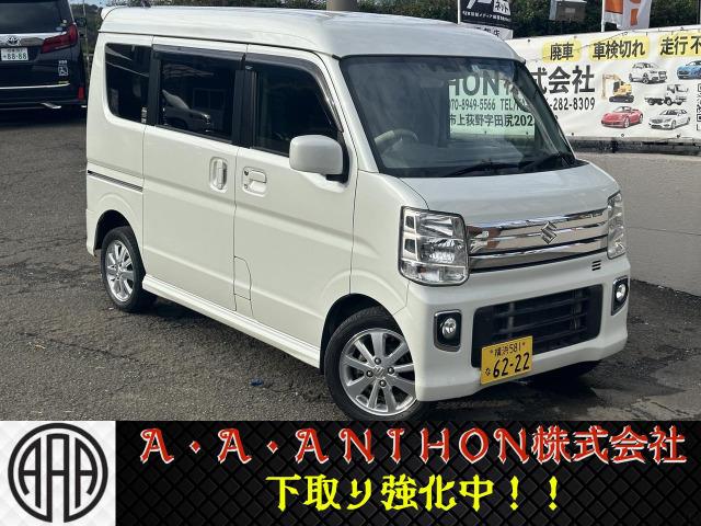 エブリイワゴン ＰＺターボ　■左側パワースライドドア■デュアルカメラブレーキサポート■プッシュスタート■スマートキー■リアパーキングセンサー■車線逸脱警報機能■ＥＴＣ■助手席エアバッグ■ステアリングスイッチ■メンテナンスノート（2枚目）