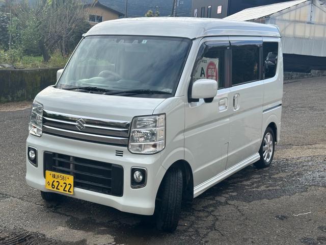 エブリイワゴン ＰＺターボ　■左側パワースライドドア■デュアルカメラブレーキサポート■プッシュスタート■スマートキー■リアパーキングセンサー■車線逸脱警報機能■ＥＴＣ■助手席エアバッグ■ステアリングスイッチ■メンテナンスノート（5枚目）