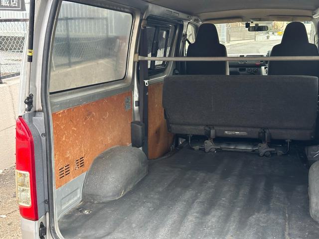 ハイエースバン ロングＤＸ　ＧＬパッケージ　■５ドア■ディーゼルターボ■４型■社外ＡＷ■パワーウィンドウ■キーレス■助手席エアバッグ■ＡＣ１００Ｖ■ドラレコ■Ｔベルト交換歴有■スペアタイヤ（13枚目）