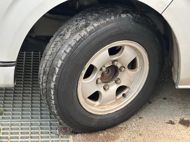 ハイエースバン ロングＤＸ　ＧＬパッケージ　■５ドア■ディーゼルターボ■４型■社外ＡＷ■パワーウィンドウ■キーレス■助手席エアバッグ■ＡＣ１００Ｖ■ドラレコ■Ｔベルト交換歴有■スペアタイヤ（30枚目）