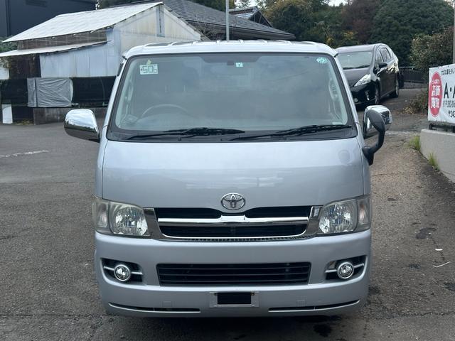 ハイエースバン ロングスーパーＧＬ　■５ドア■スペアタイヤ■パワーウィンドウ■ＥＴＣ■ナビ■キーレス■リアエアコン　ヒーター■ＴＶ■２３万キロ時Ｔベルト交換歴有（4枚目）