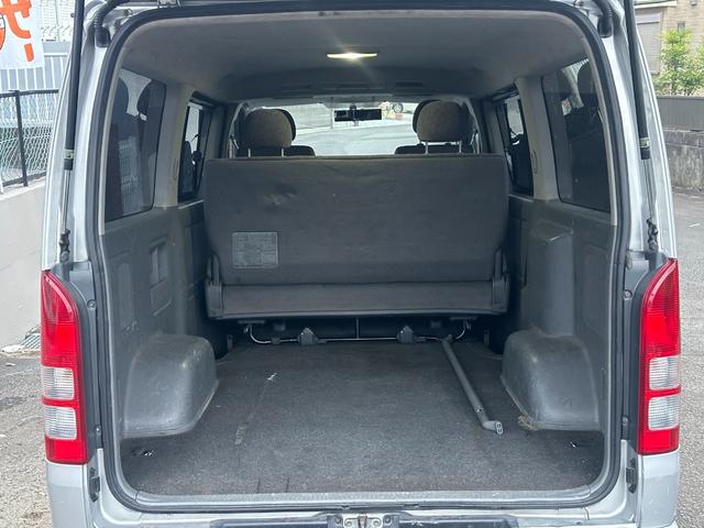 ハイエースバン ロングスーパーＧＬ　■５ドア■スペアタイヤ■パワーウィンドウ■ＥＴＣ■ナビ■キーレス■リアエアコン　ヒーター■ＴＶ■２３万キロ時Ｔベルト交換歴有（10枚目）