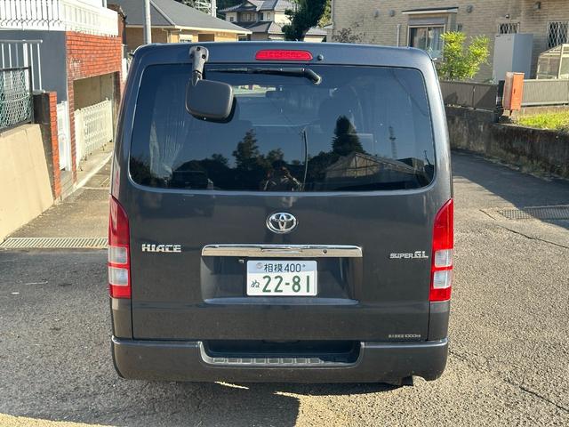 ハイエースバン ロングスーパーGL ■5ドア■4WD■ナビ■TV■バックカメラ■ETC■ベッドキット■AC100V■カーテン■リアエアコンヒーター■パワーウィンドウ■キーレス■エンジンスターター■スペアキー(8枚目)