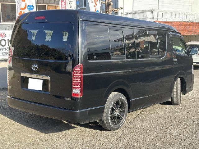 ハイエースワゴン GL タイミングチェーン/左パワースライドドア/BTオーディオ/バックカメラ/ETC/社外コンビハンドル/社外シフトノブ/社外テールライト/社外ボンネット/リアACヒーター/AC100V/キーレス/ドラレコ(61枚目)