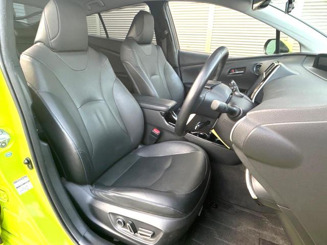 プリウス Aプレミアム ツーリングセレクション 衝突軽減装置 禁煙車 純正9型ナビ レザーシート 純正アルミホイール レーダークルーズ ETC Bluetooth フルセグ ドラレコ スマートキー パワーシート LEDヘッドライト クルコン(8枚目)
