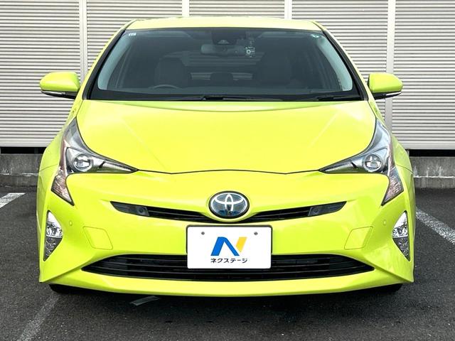 プリウス Aプレミアム ツーリングセレクション 衝突軽減装置 禁煙車 純正9型ナビ レザーシート 純正アルミホイール レーダークルーズ ETC Bluetooth フルセグ ドラレコ スマートキー パワーシート LEDヘッドライト クルコン(14枚目)