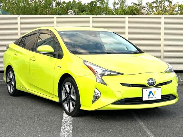 プリウス Aプレミアム ツーリングセレクション 衝突軽減装置 禁煙車 純正9型ナビ レザーシート 純正アルミホイール レーダークルーズ ETC Bluetooth フルセグ ドラレコ スマートキー パワーシート LEDヘッドライト クルコン(16枚目)