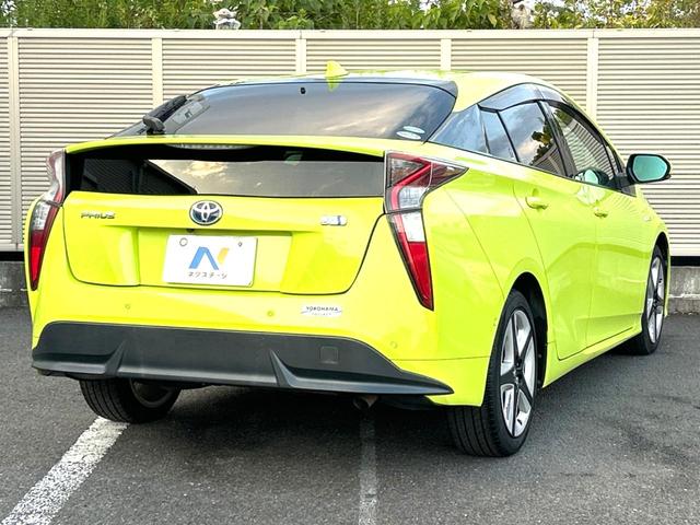 プリウス Aプレミアム ツーリングセレクション 衝突軽減装置 禁煙車 純正9型ナビ レザーシート 純正アルミホイール レーダークルーズ ETC Bluetooth フルセグ ドラレコ スマートキー パワーシート LEDヘッドライト クルコン(17枚目)
